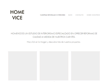 Tablet Screenshot of home-vice.com